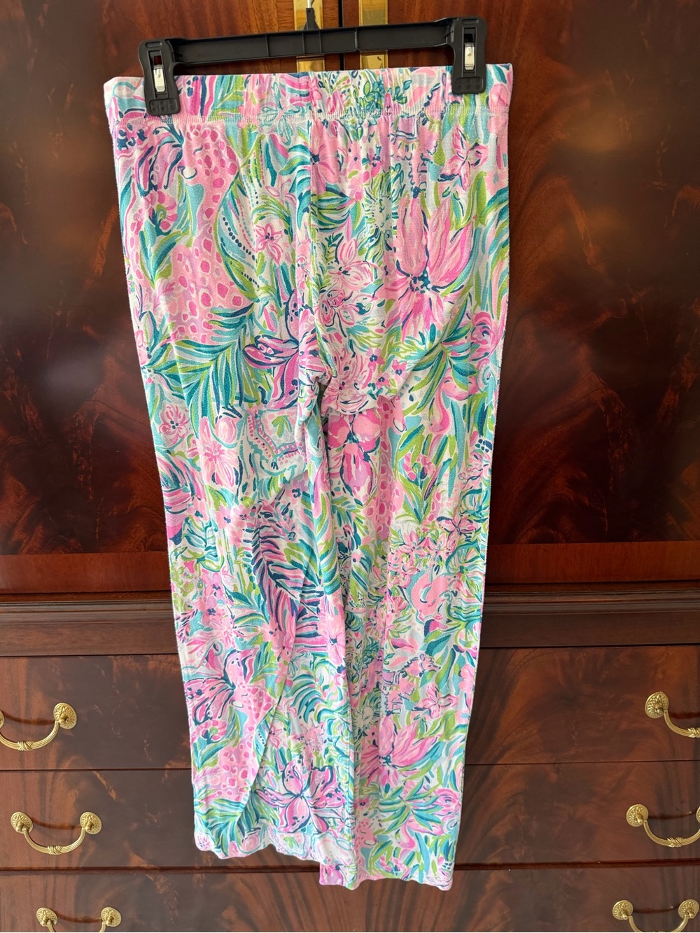 Lilly Pulitzer Lilly’s Favorite Things 3 Pc Pajama Set Tank Shorts Pants M - Picture 8 of 9